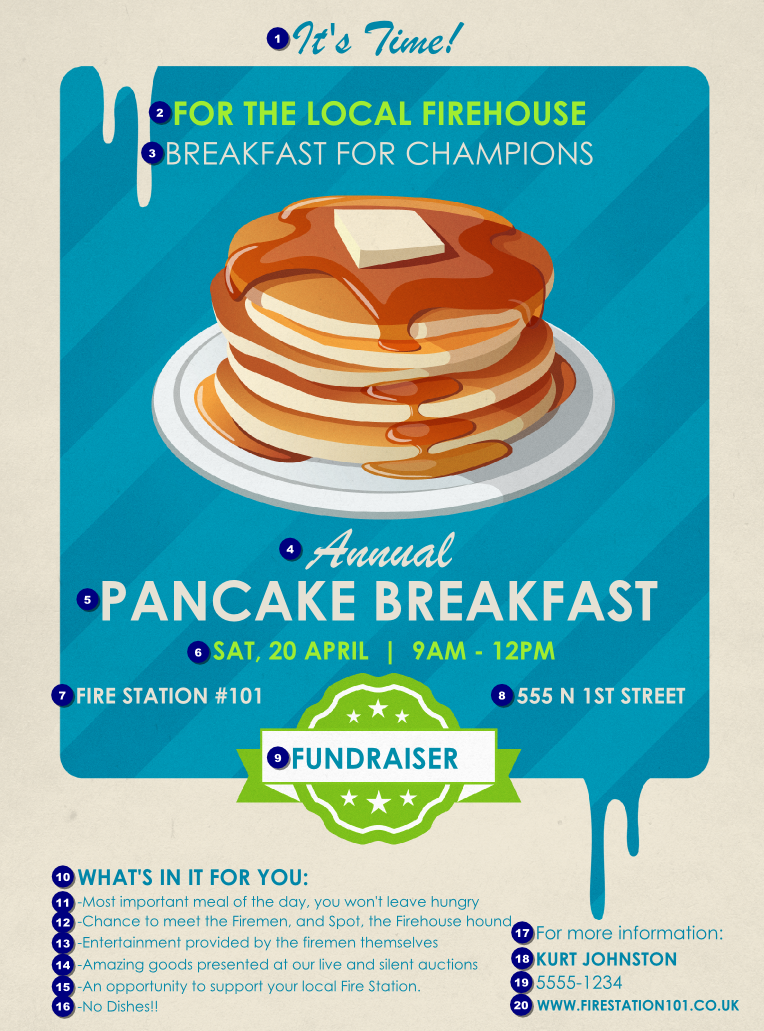 Printable Pancake Breakfast Flyer Template Free Printable Templates